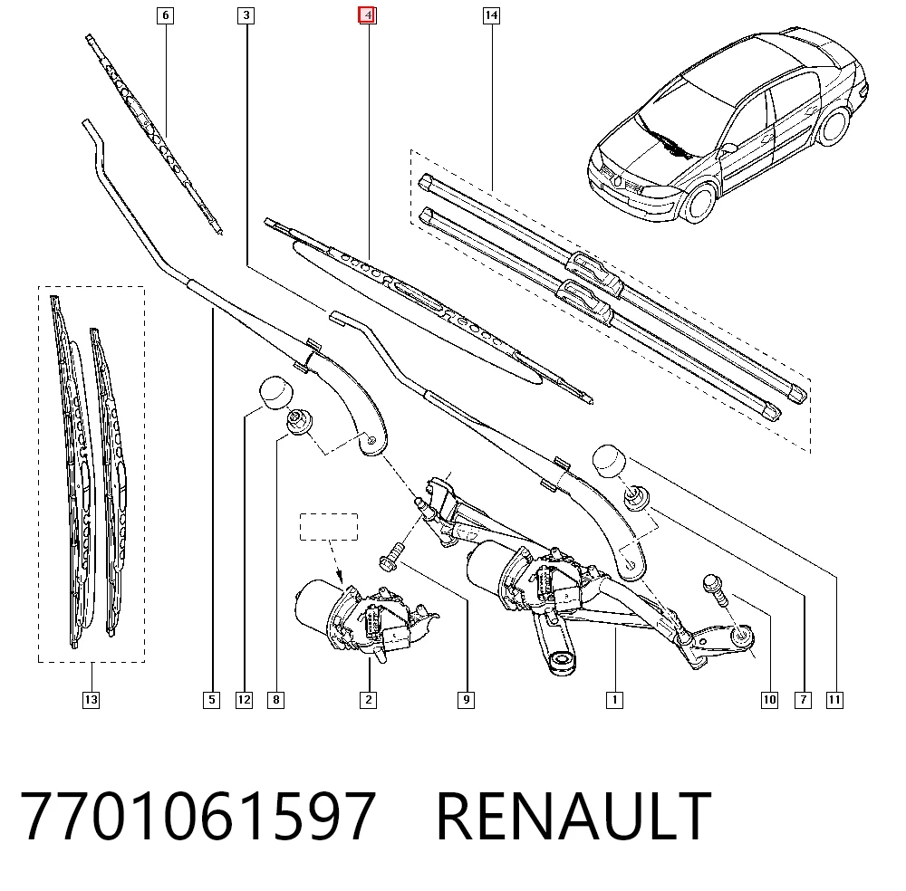 7701061597 Renault (RVI)