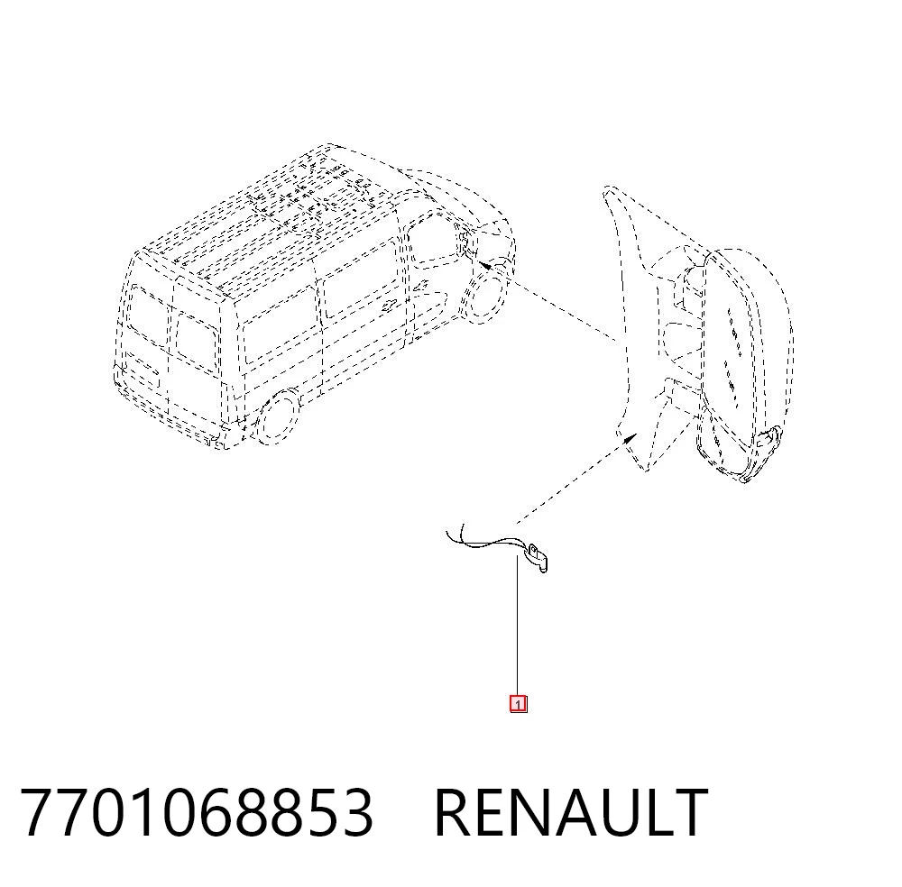 Kupić Czujnik temperatury zewnętrznej Renault Kangoo II FW0 w dobrej cenie