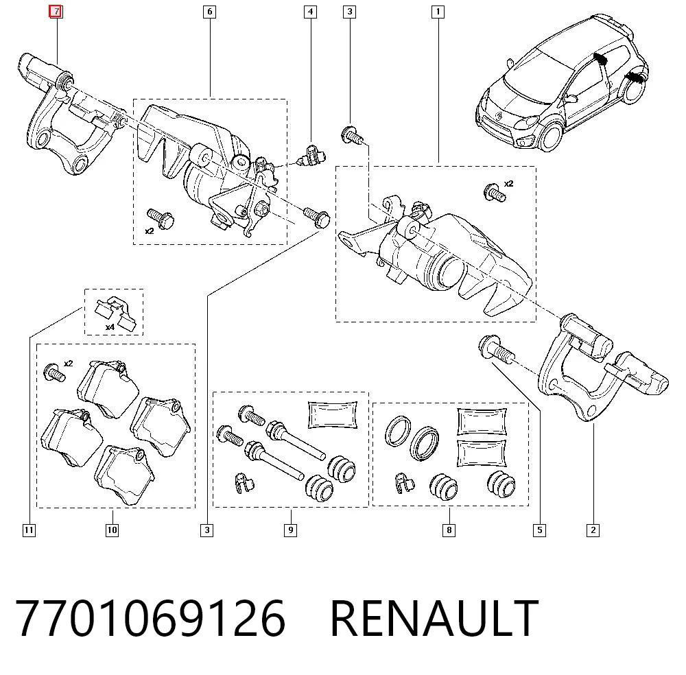  Laguna II hatchback (2001-2007) oryginalny od 44,49 zł