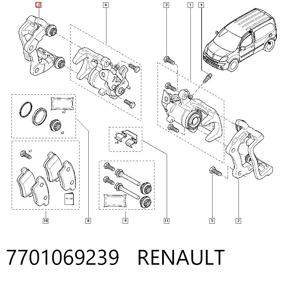7701069239 Renault (RVI)