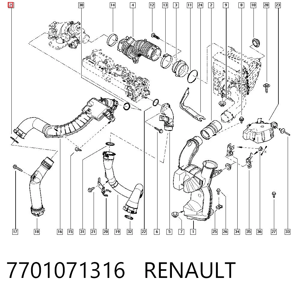 7701071316 Renault (RVI)