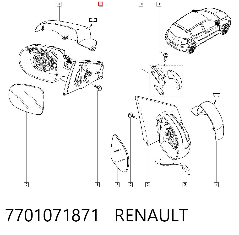 7701071871 Renault (RVI)