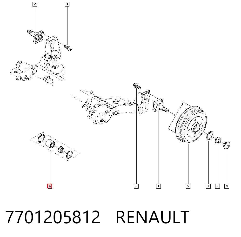 7701205812 Renault (RVI)