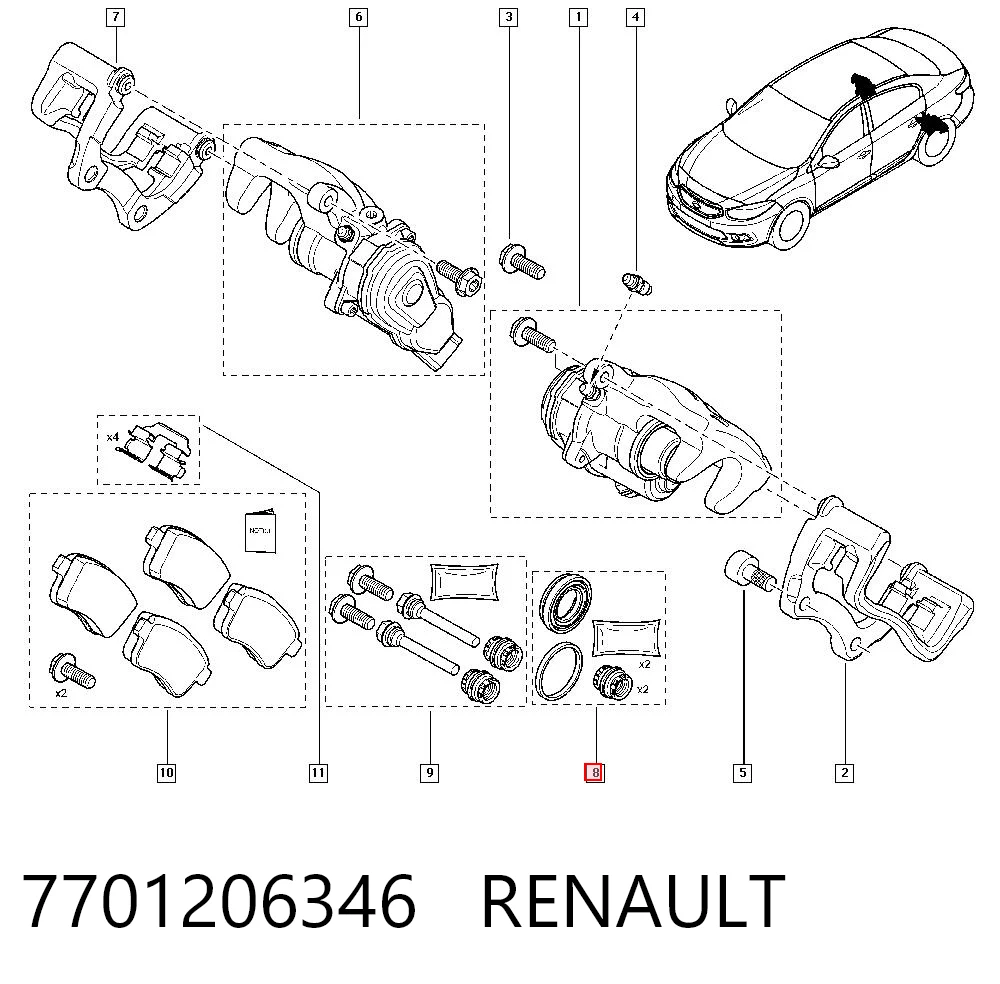 7701206346 Renault (RVI)