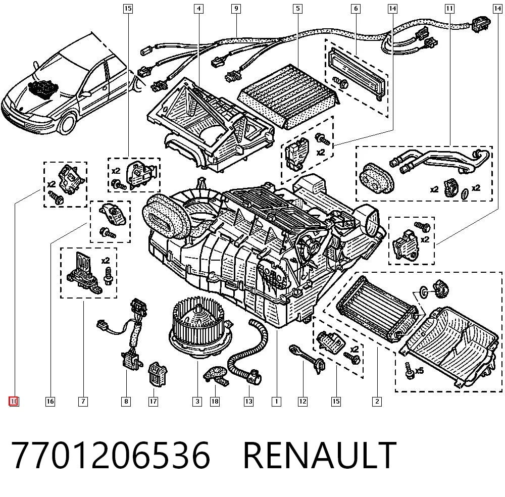 7701206536 Renault (RVI)