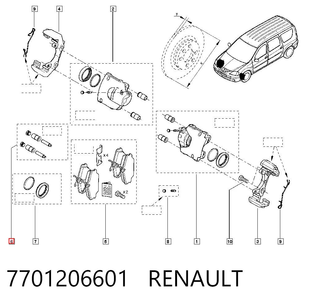 7701206601 Renault (RVI)