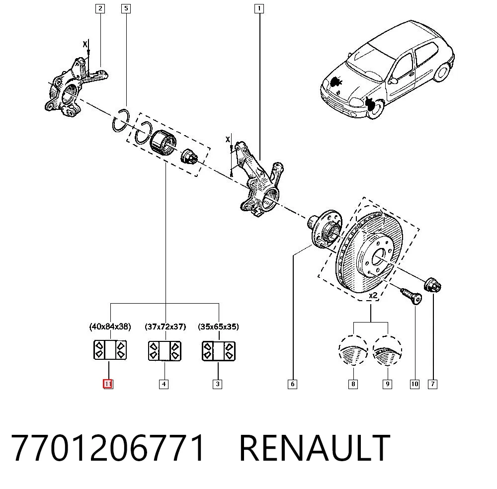 7701206771 Renault (RVI)