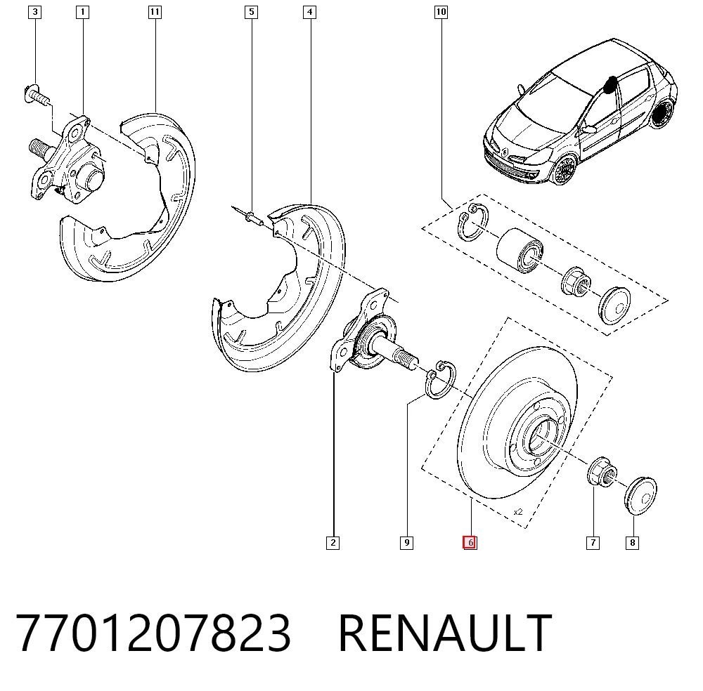 7701207823 Renault (RVI)
