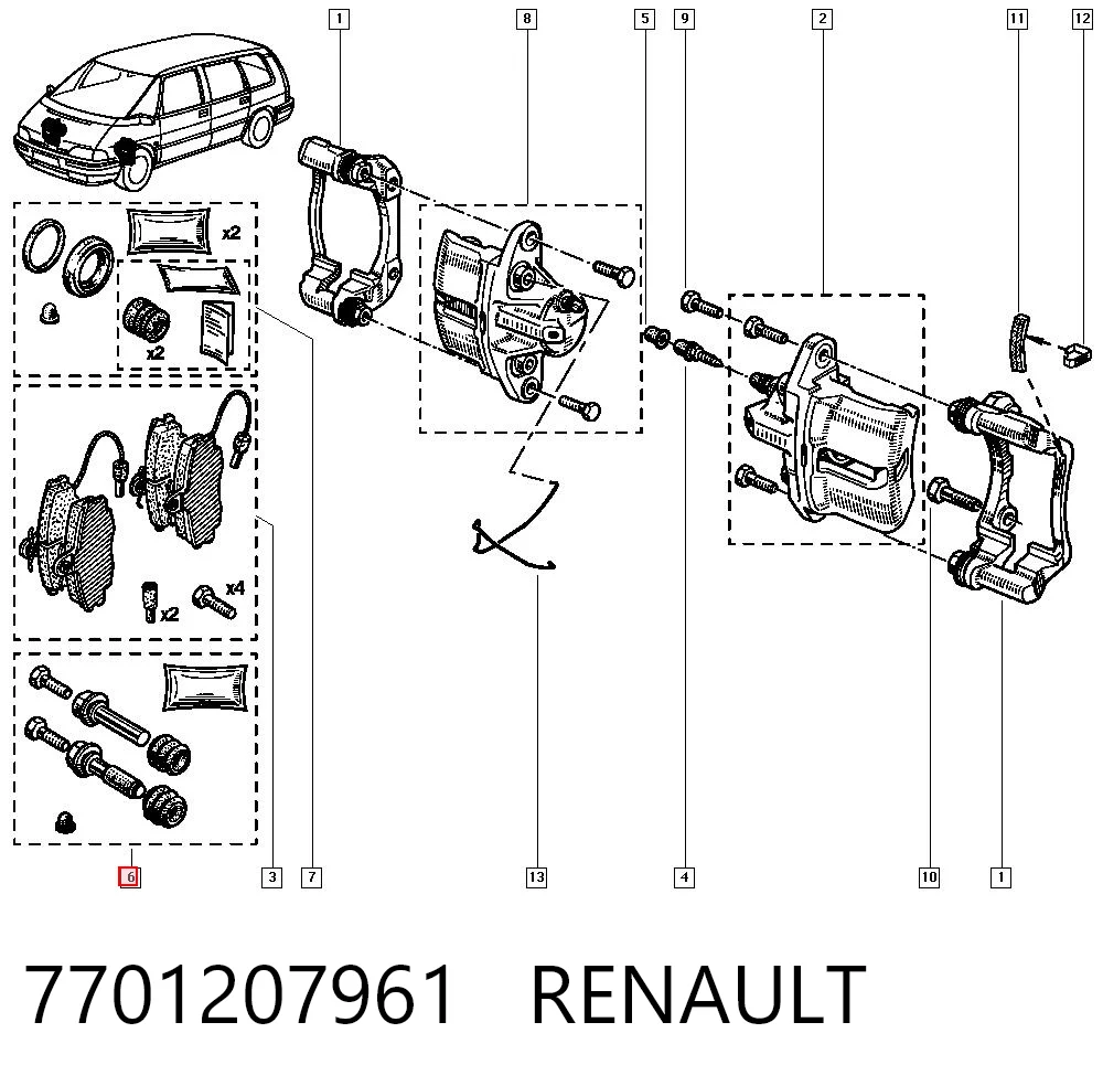 7701207961 Renault (RVI)