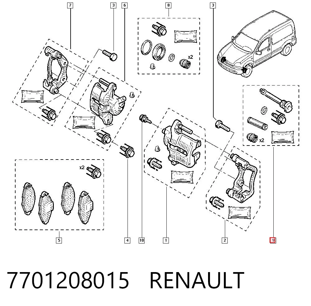 7701208015 Renault (RVI)