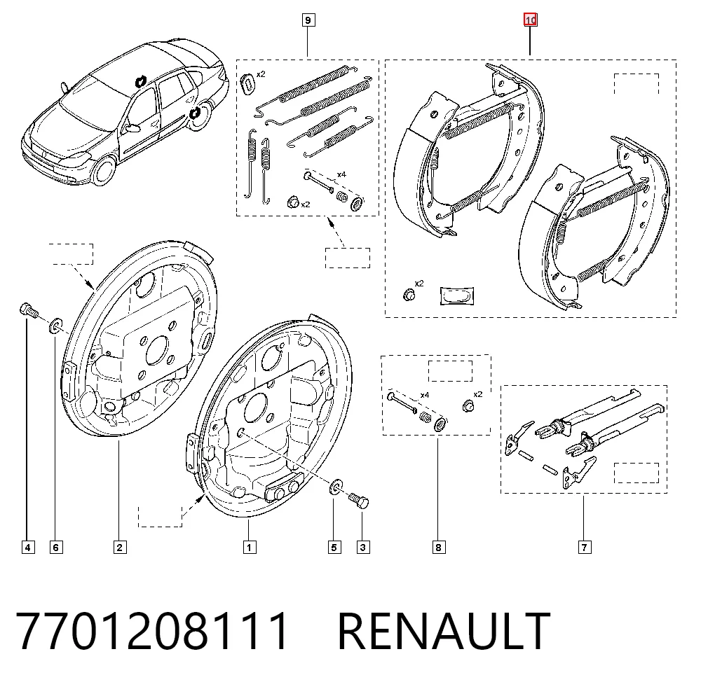 7701208111 Renault (RVI)
