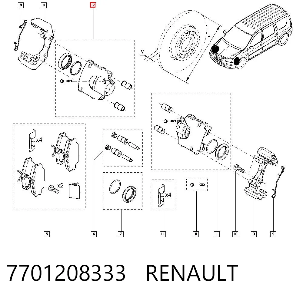 7701208333 Renault (RVI)