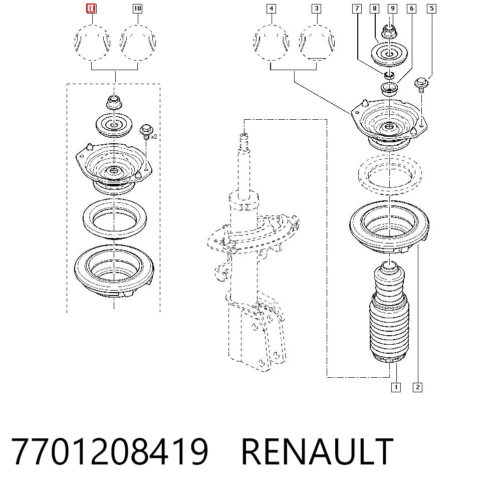 7701208419 Renault (RVI)