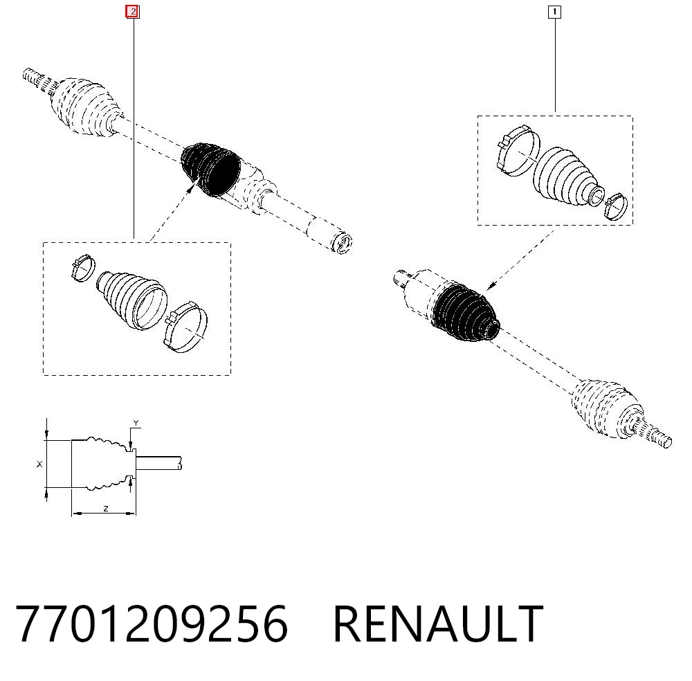 7701209256 Renault (RVI)