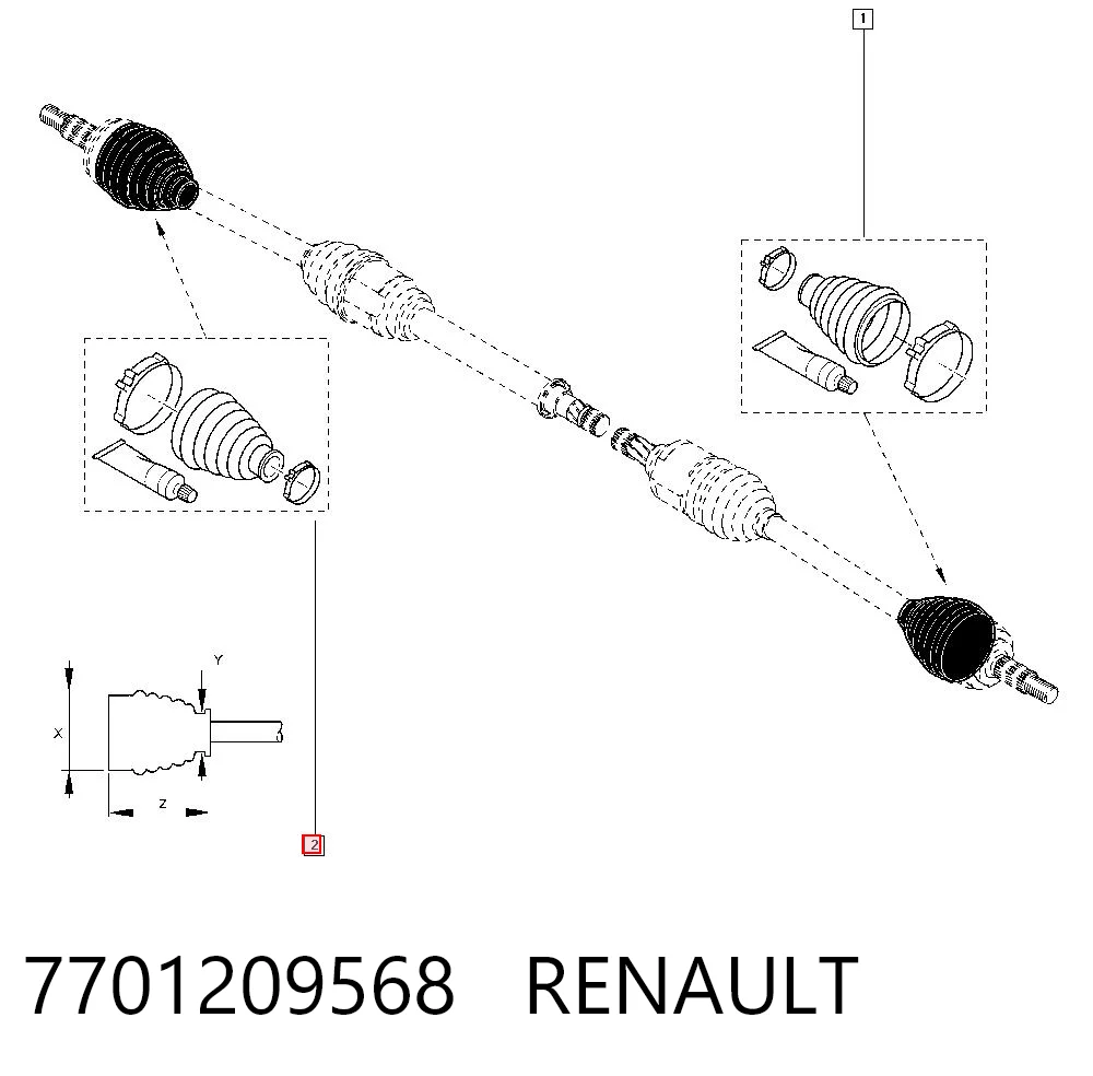 7701209568 Renault (RVI)
