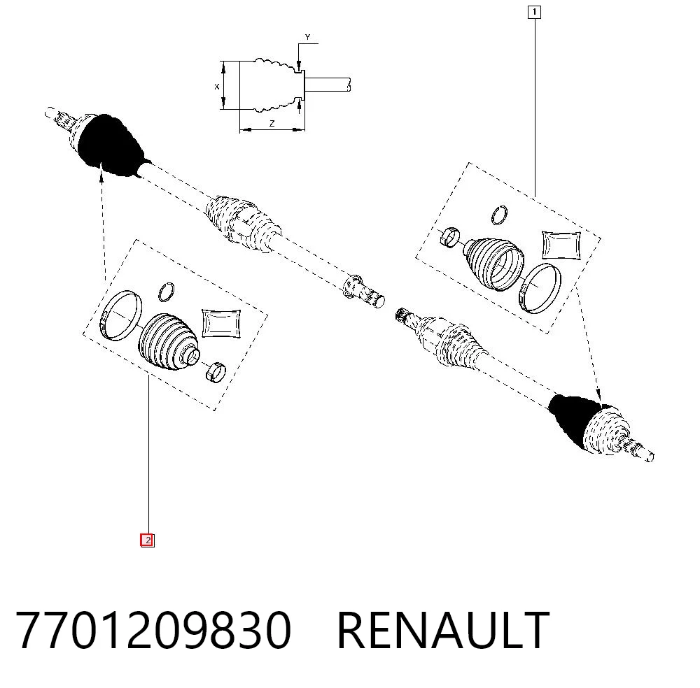 7701209830 Renault (RVI)