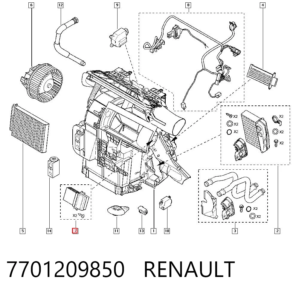 7701209850 Renault (RVI)