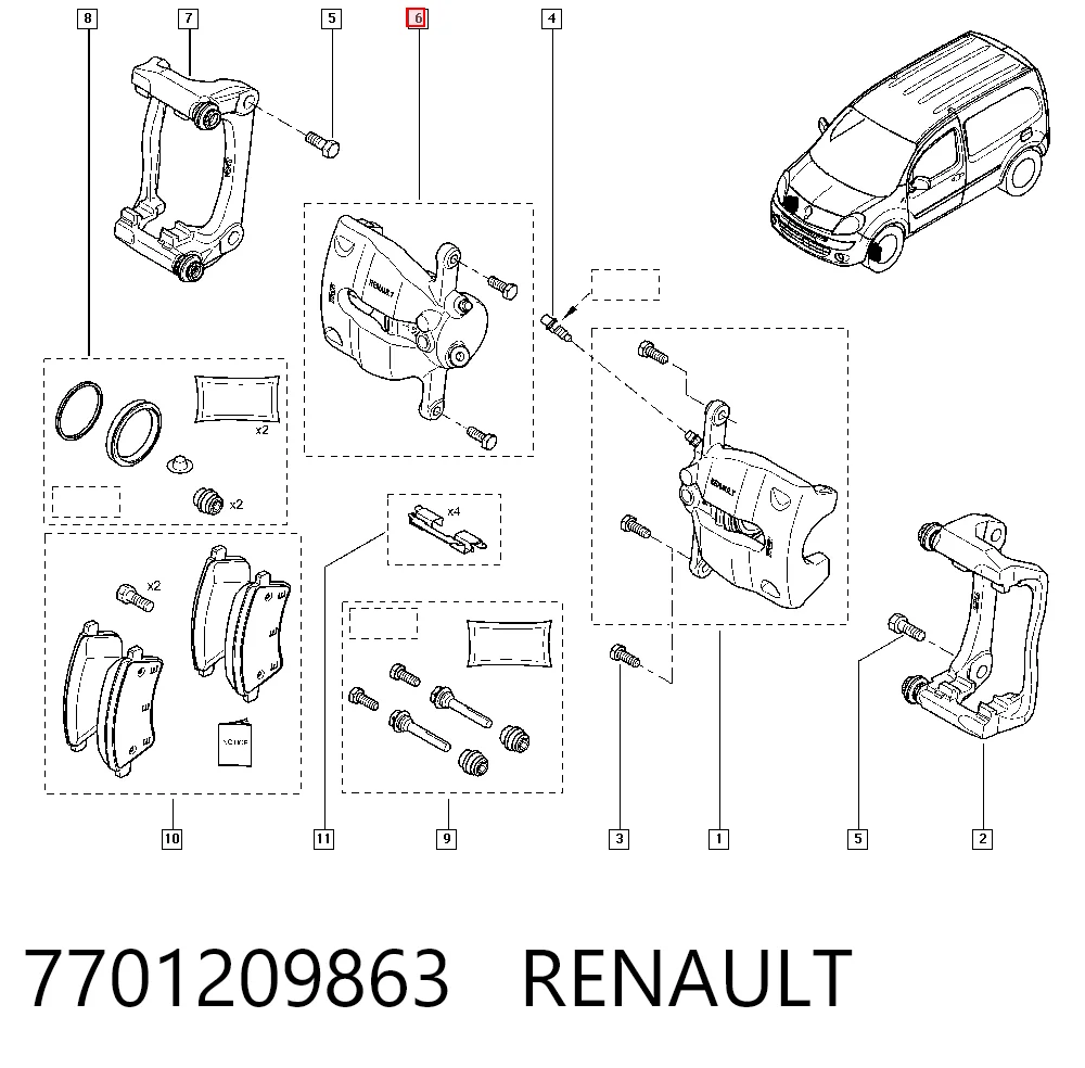 7701209863 Renault (RVI)