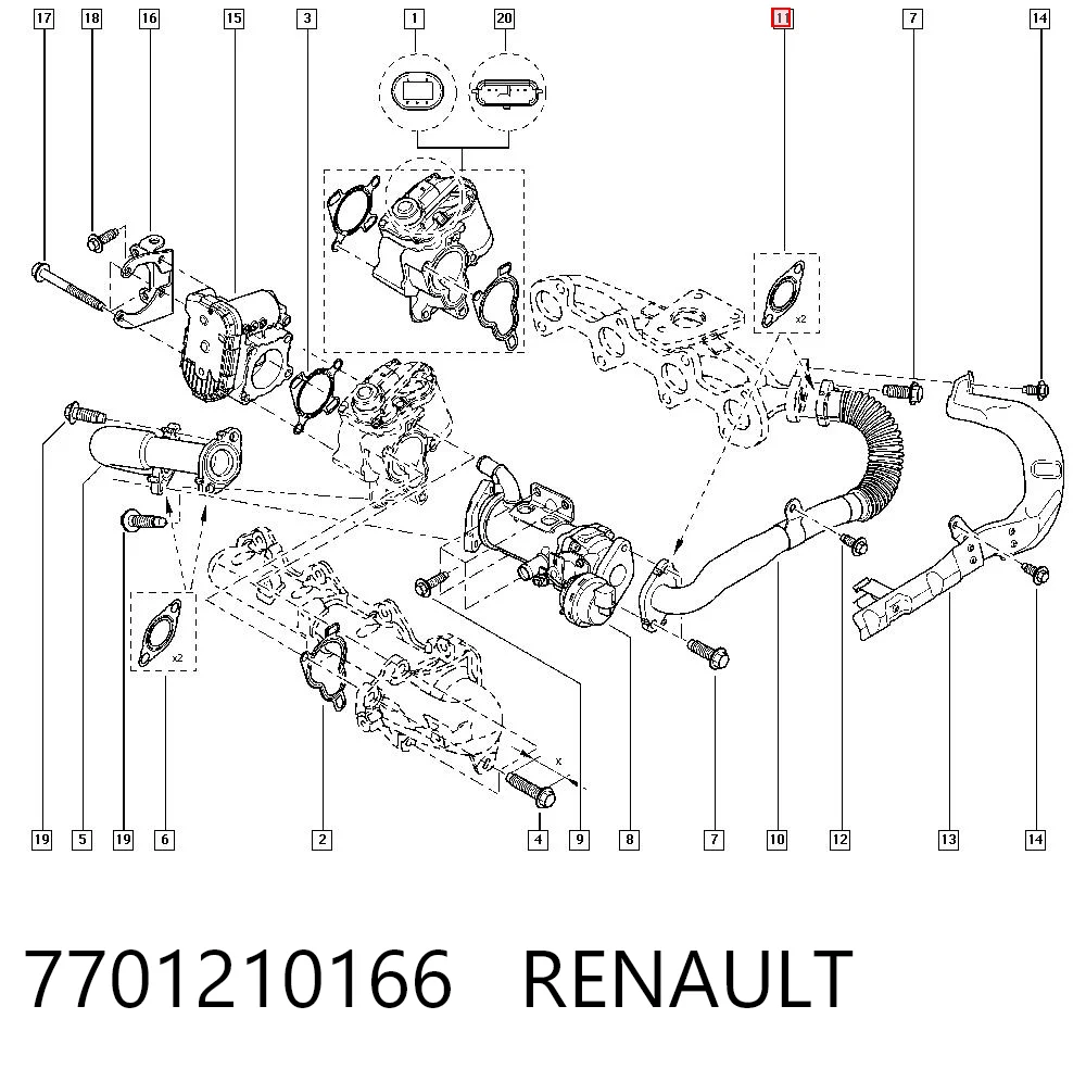 7701210166 Renault (RVI)