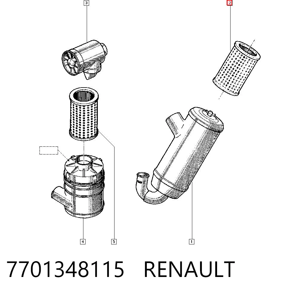 7701348115 Renault (RVI)