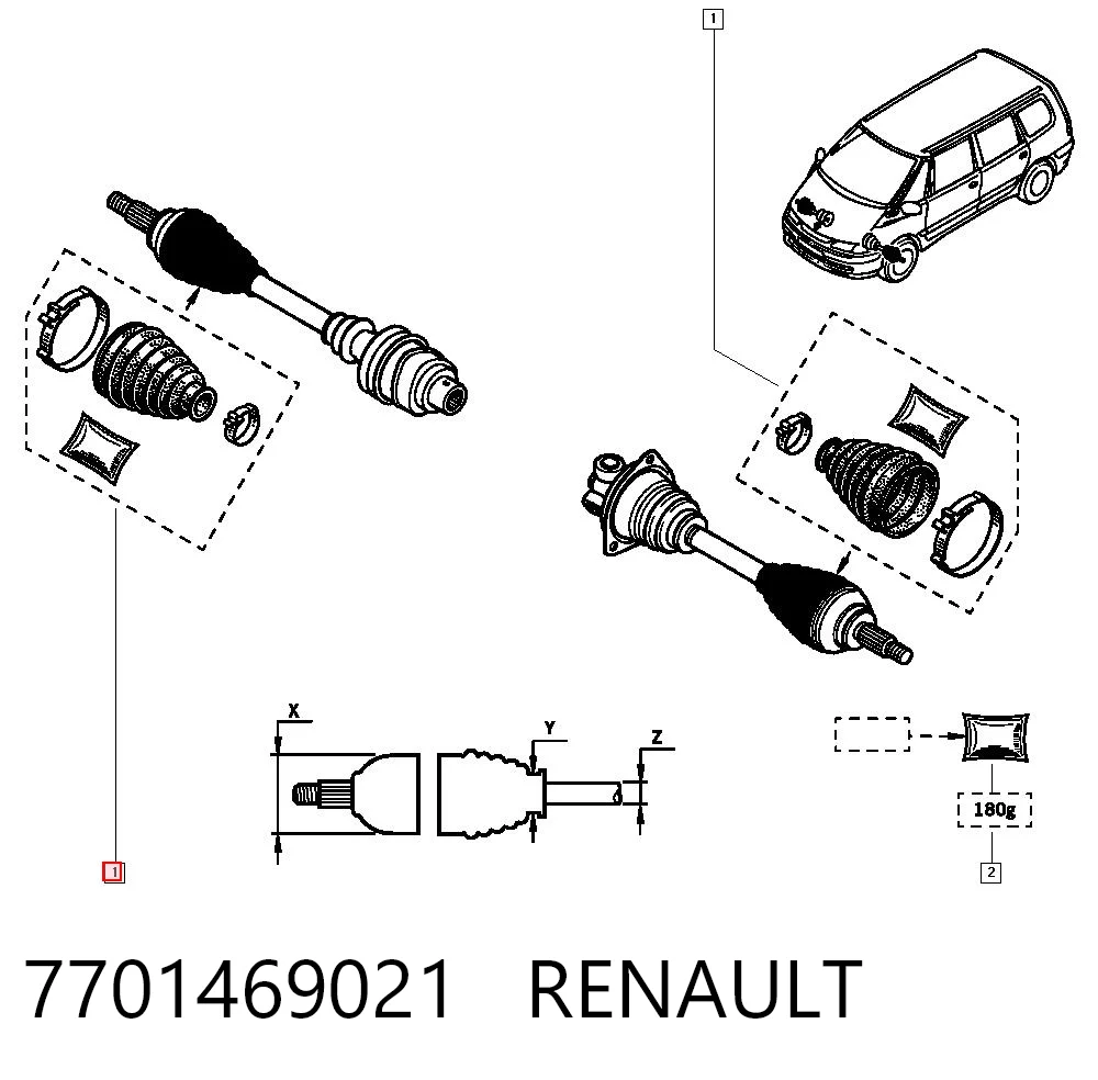 7701469021 Renault (RVI)