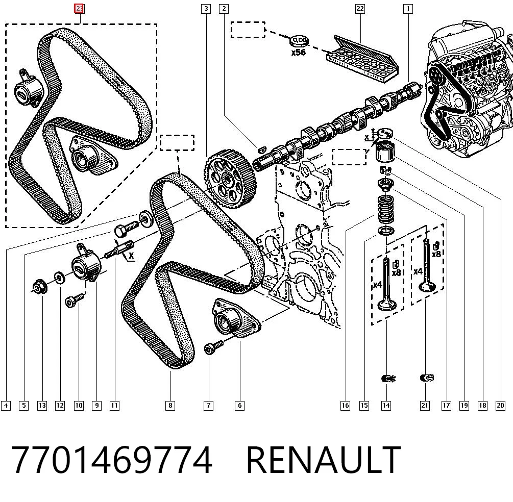 7701469774 Renault (RVI)