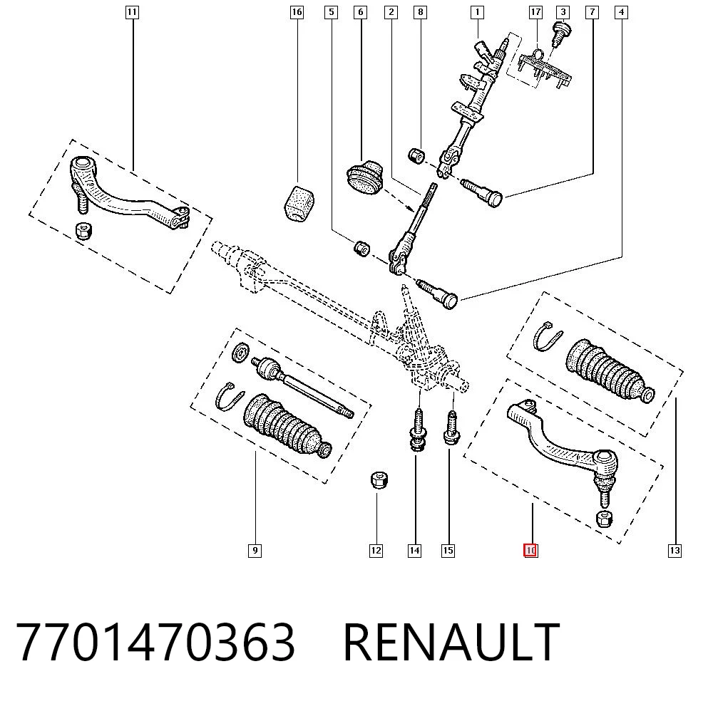 7701470363 Renault (RVI)