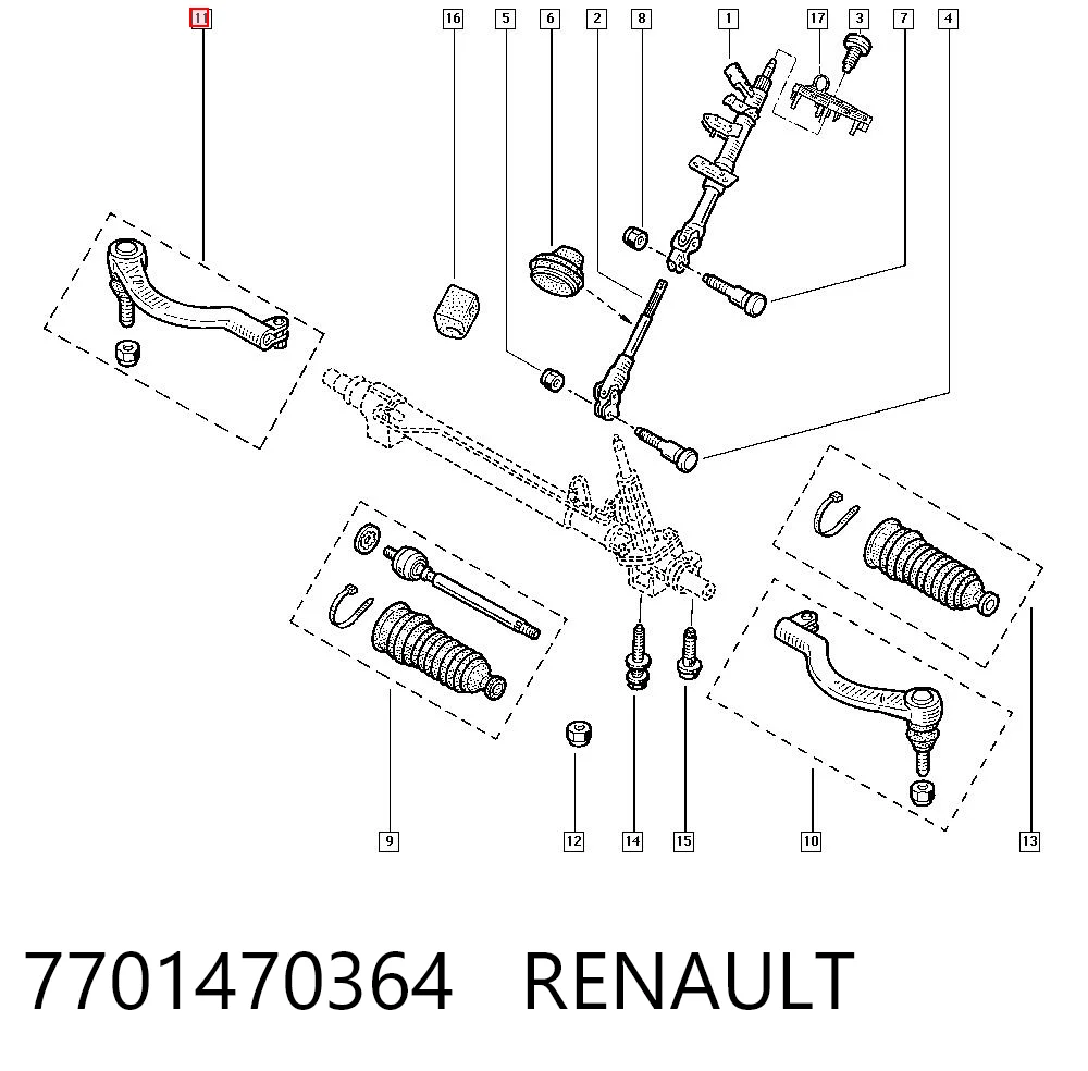7701470364 Renault (RVI)