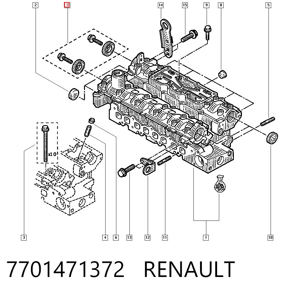7701471372 Renault (RVI)