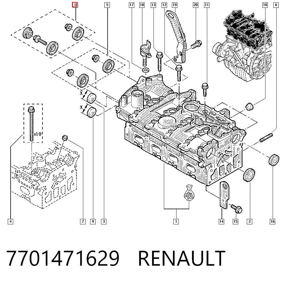 7701471629 Renault (RVI)