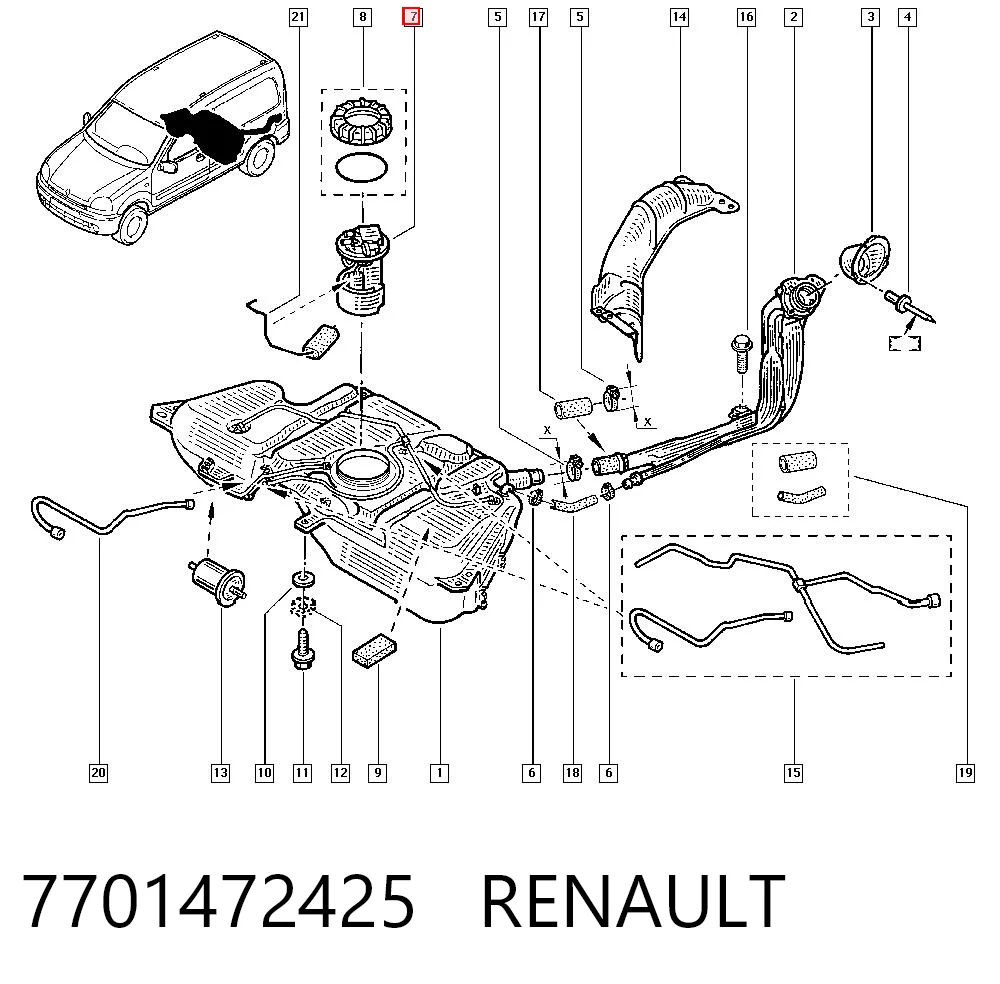 7701472425 Renault (RVI)