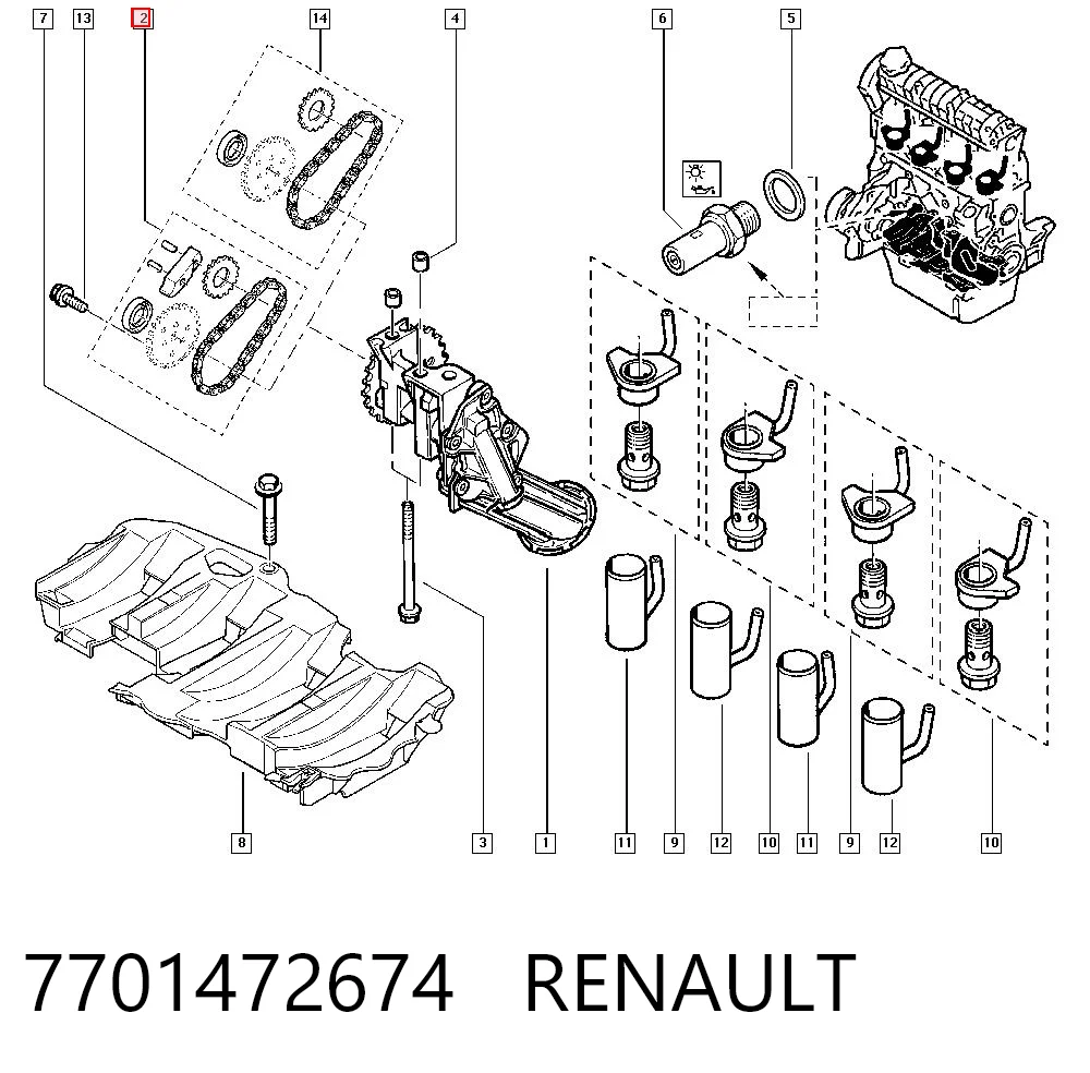 7701472674 Renault (RVI)