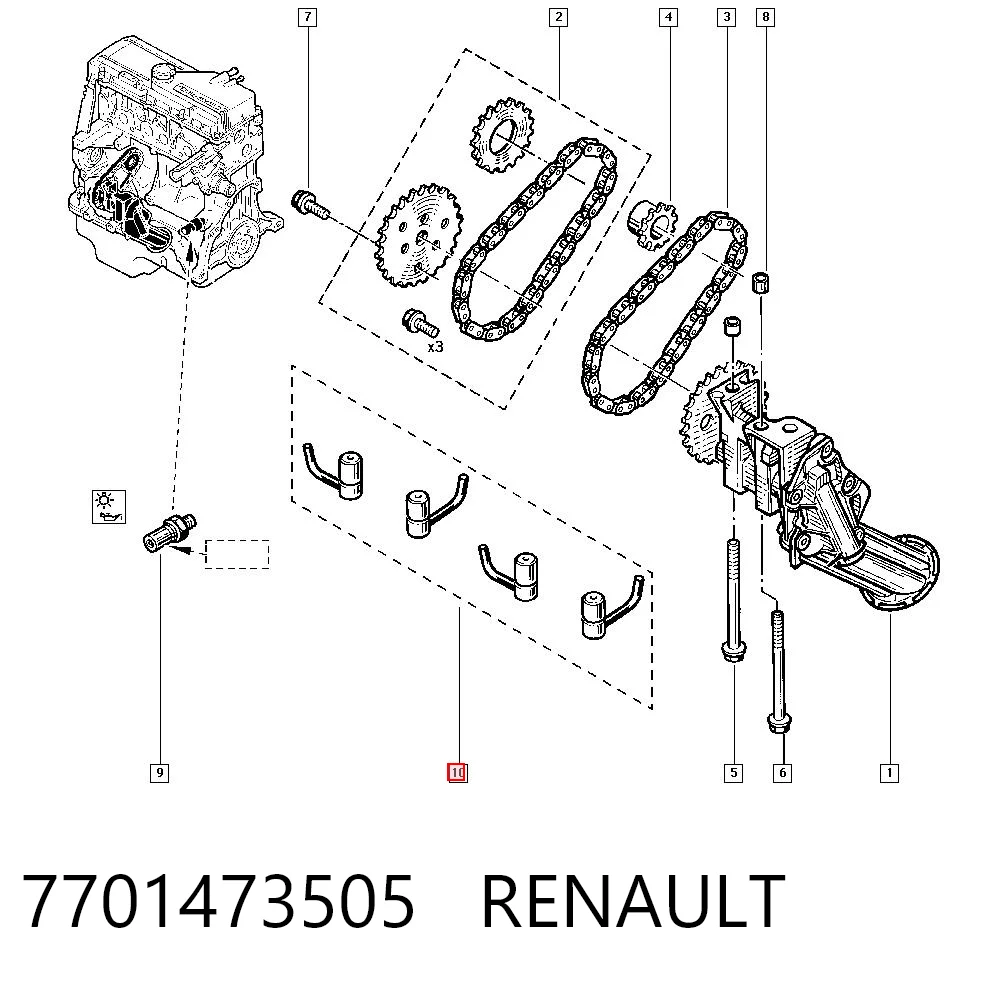 7701473505 Renault (RVI)