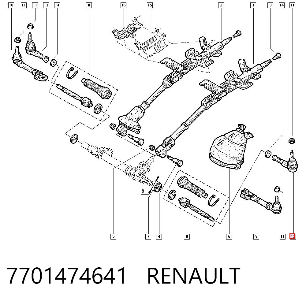 7701474641 Renault (RVI)