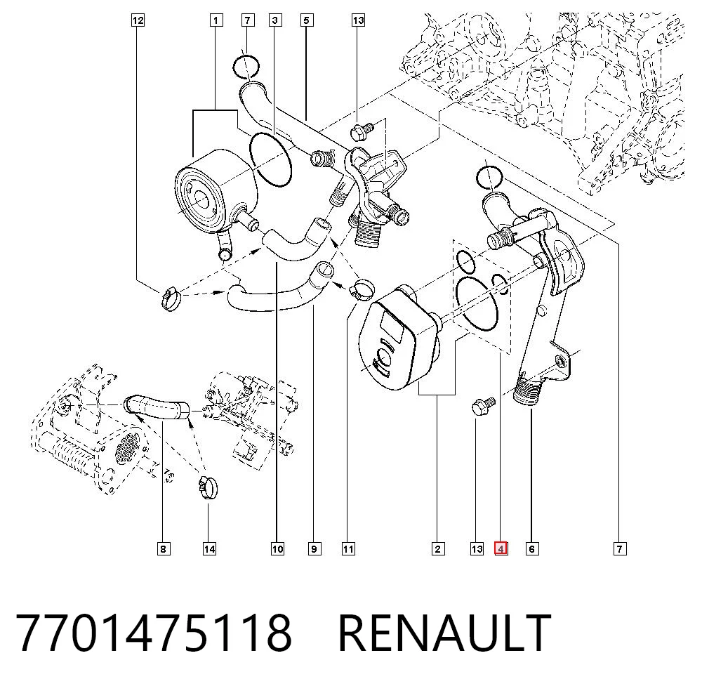7701475118 Renault (RVI)