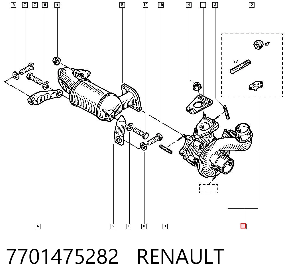 Do koszyka Turbina Renault Laguna III BT0, BT1