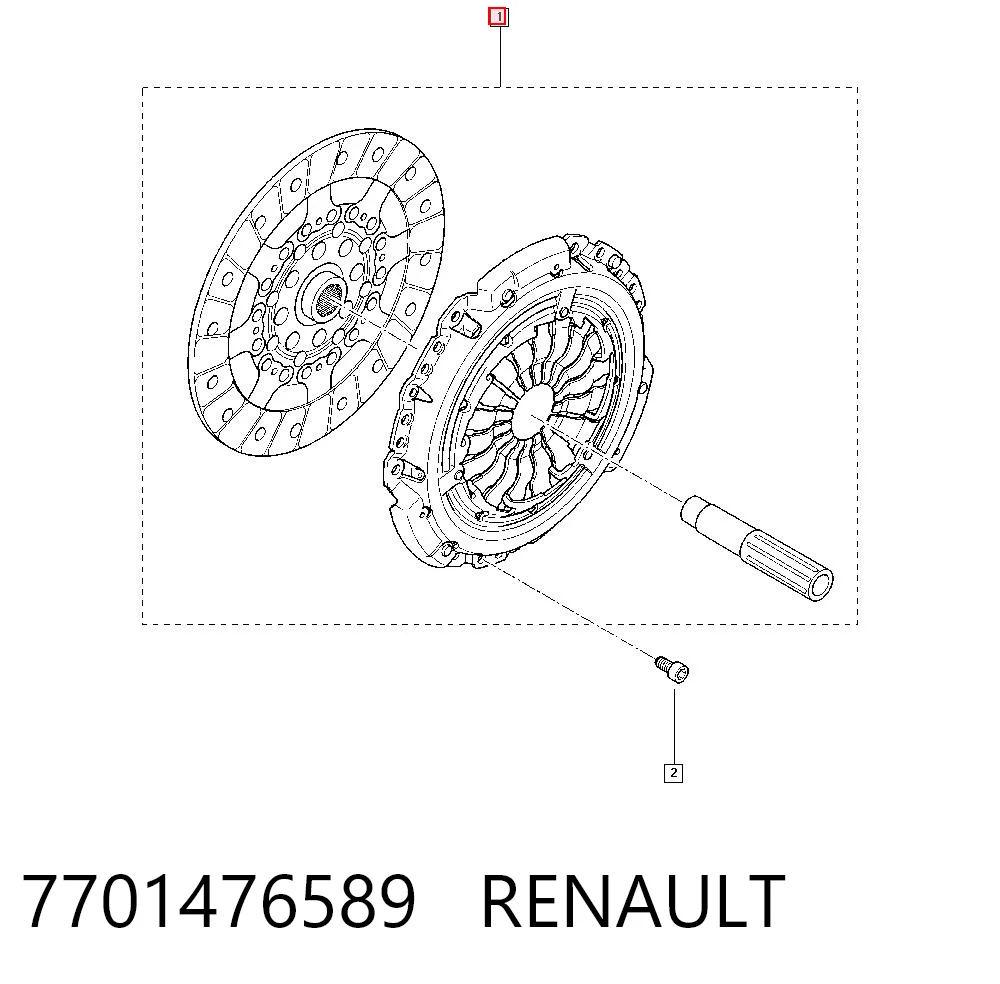 7701476589 Renault (RVI)