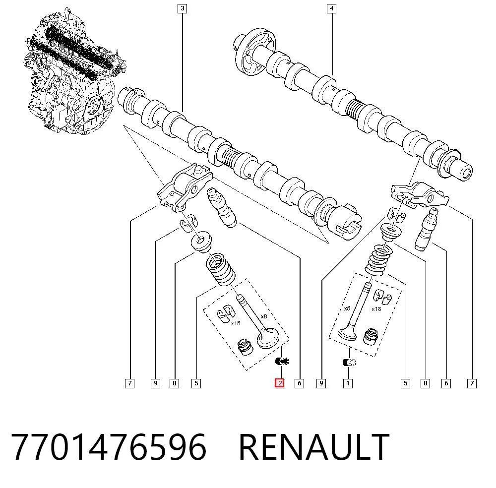 7701476596 Renault (RVI)