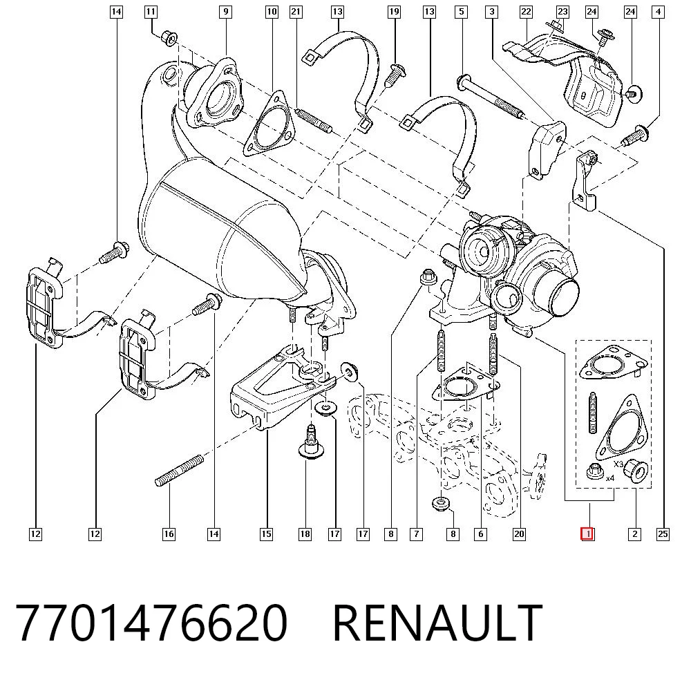 7701476620 Renault (RVI)