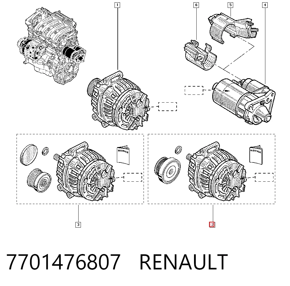 7701476807 Renault (RVI)