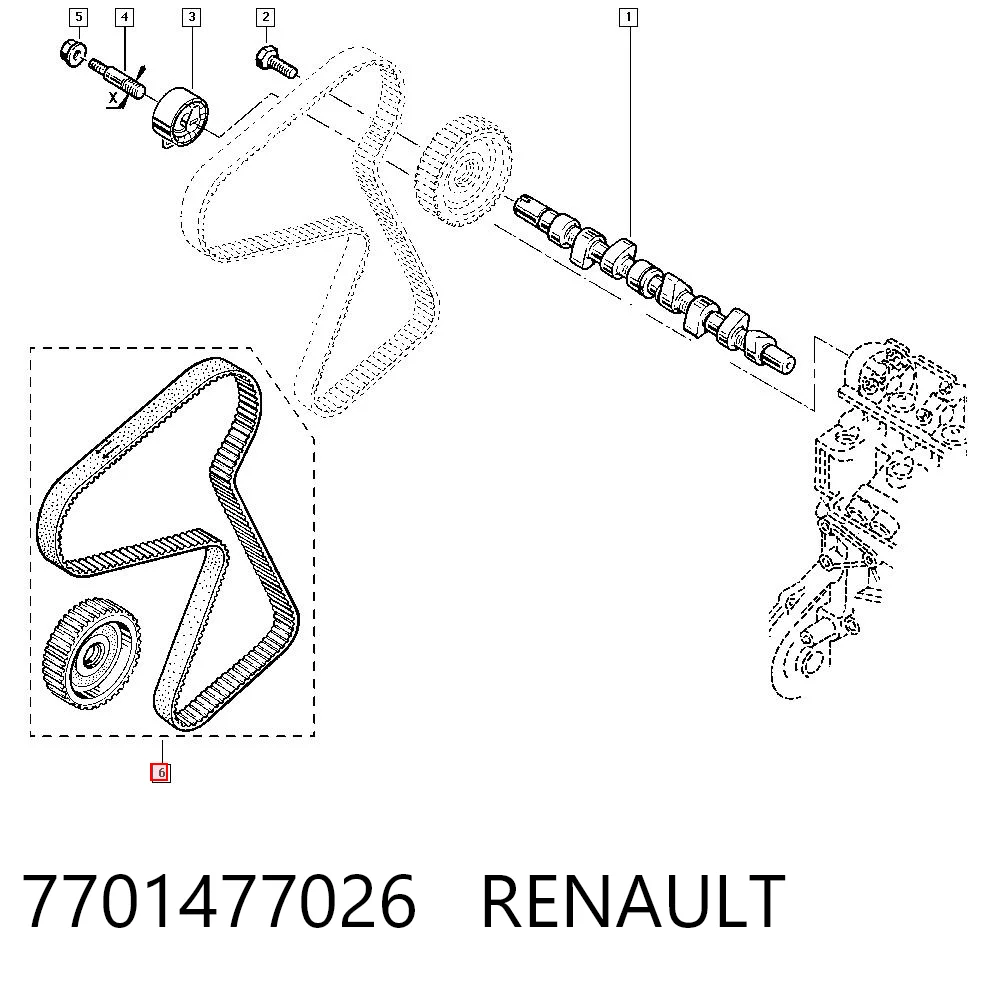 7701477026 Renault (RVI)