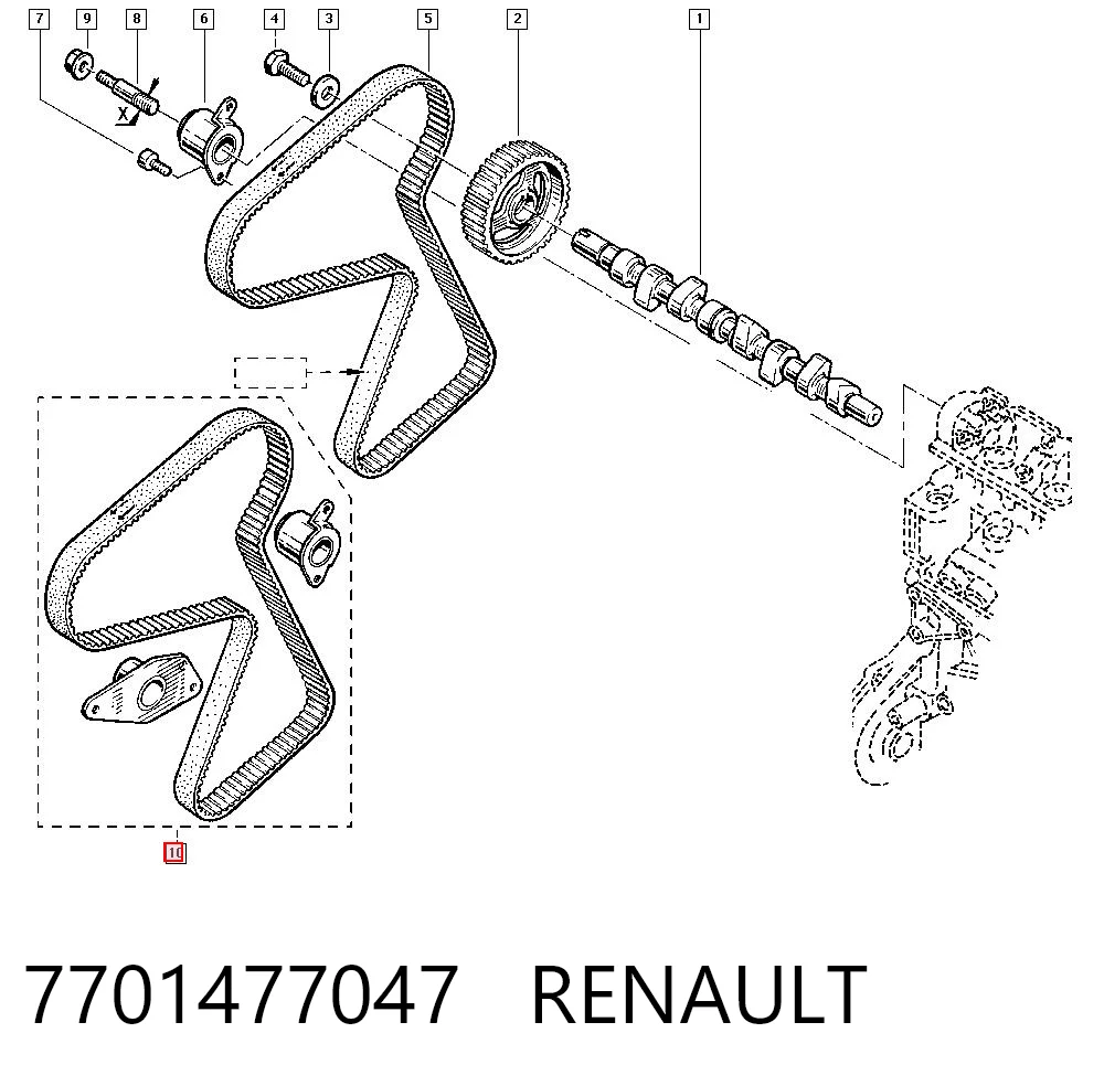 7701477047 Renault (RVI)