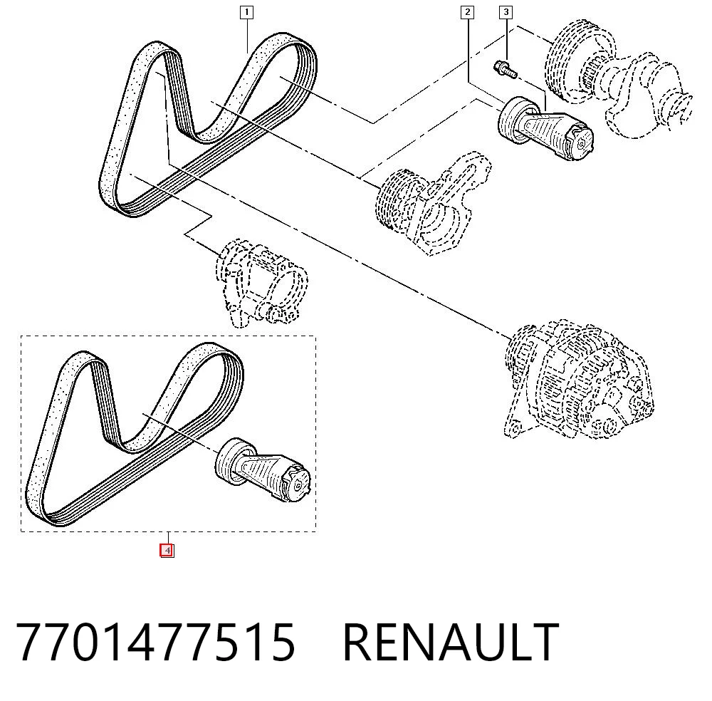 7701477515 Renault (RVI)