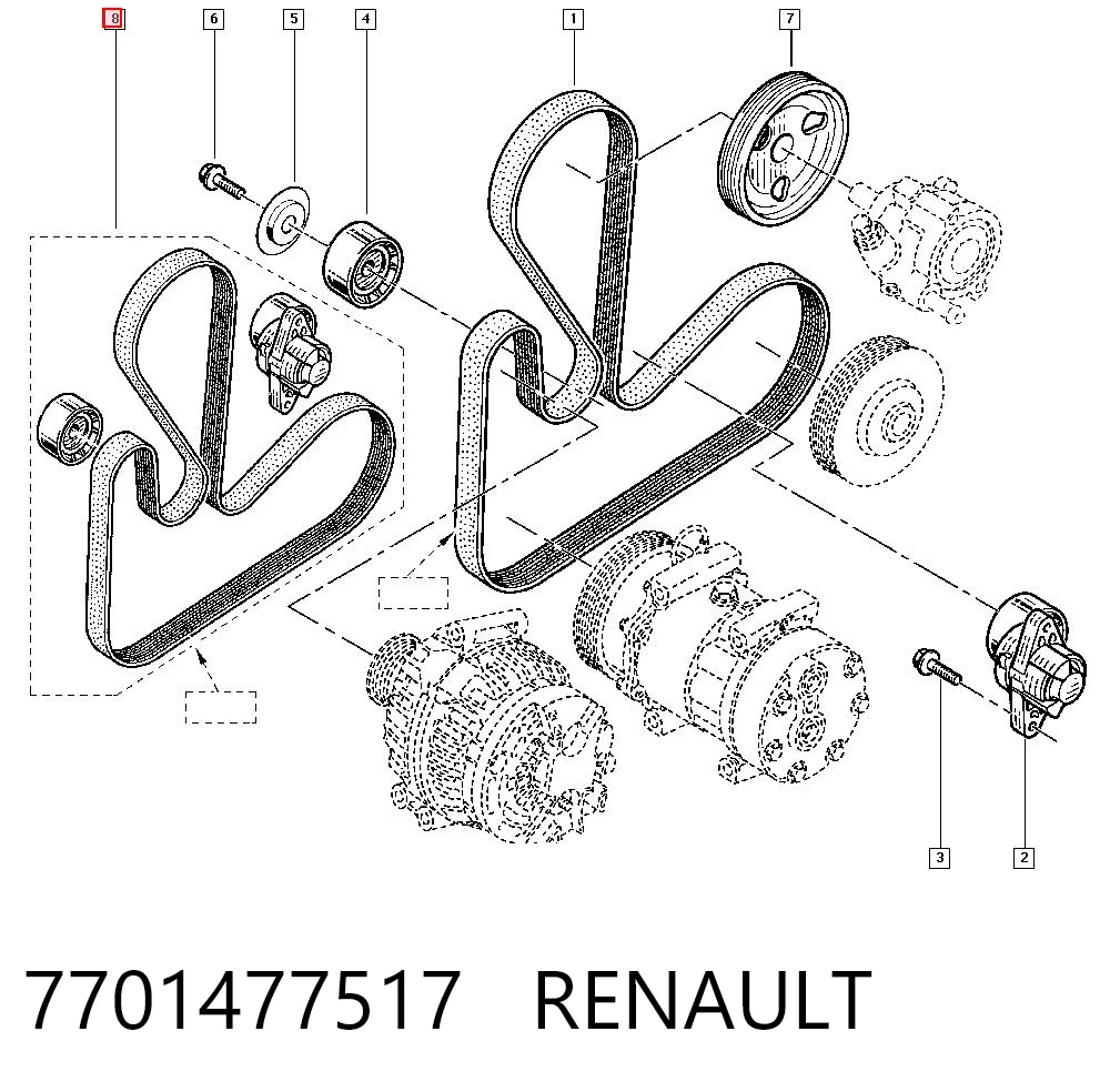 7701477517 Renault (RVI)