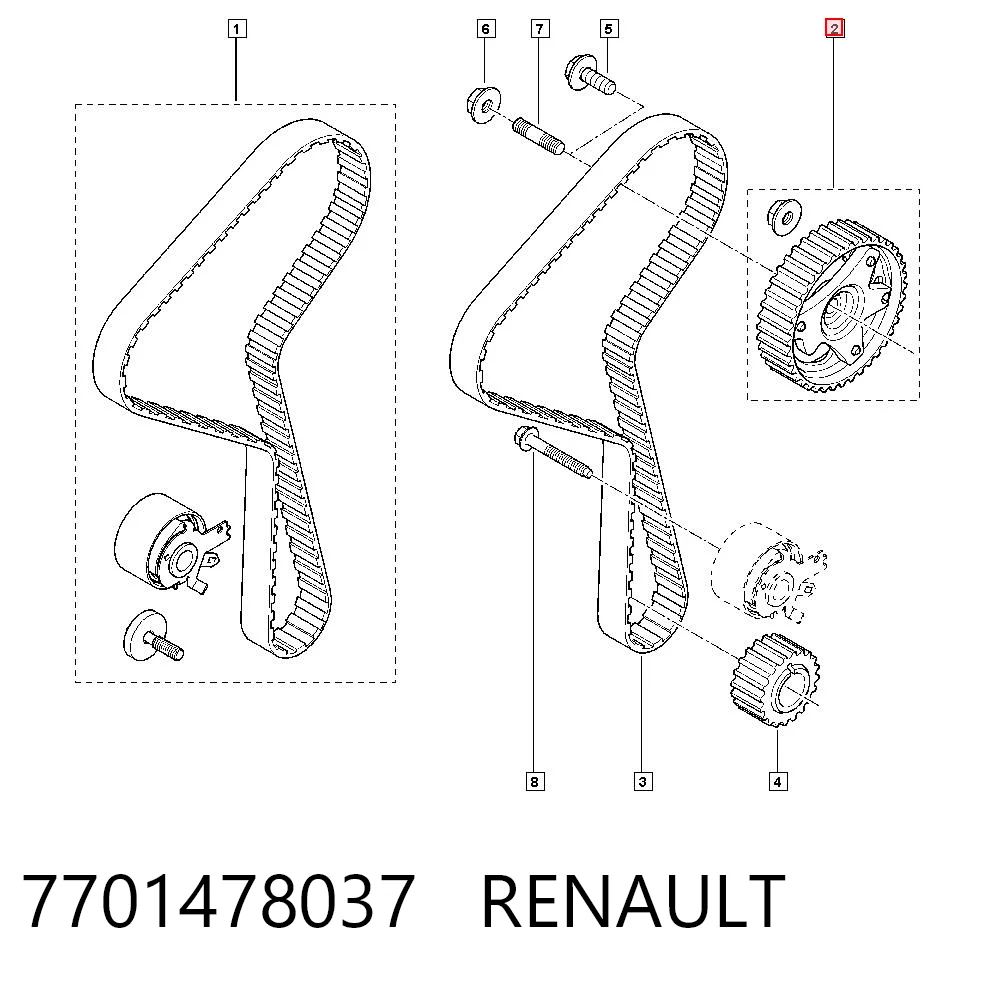 7701478037 Renault (RVI)