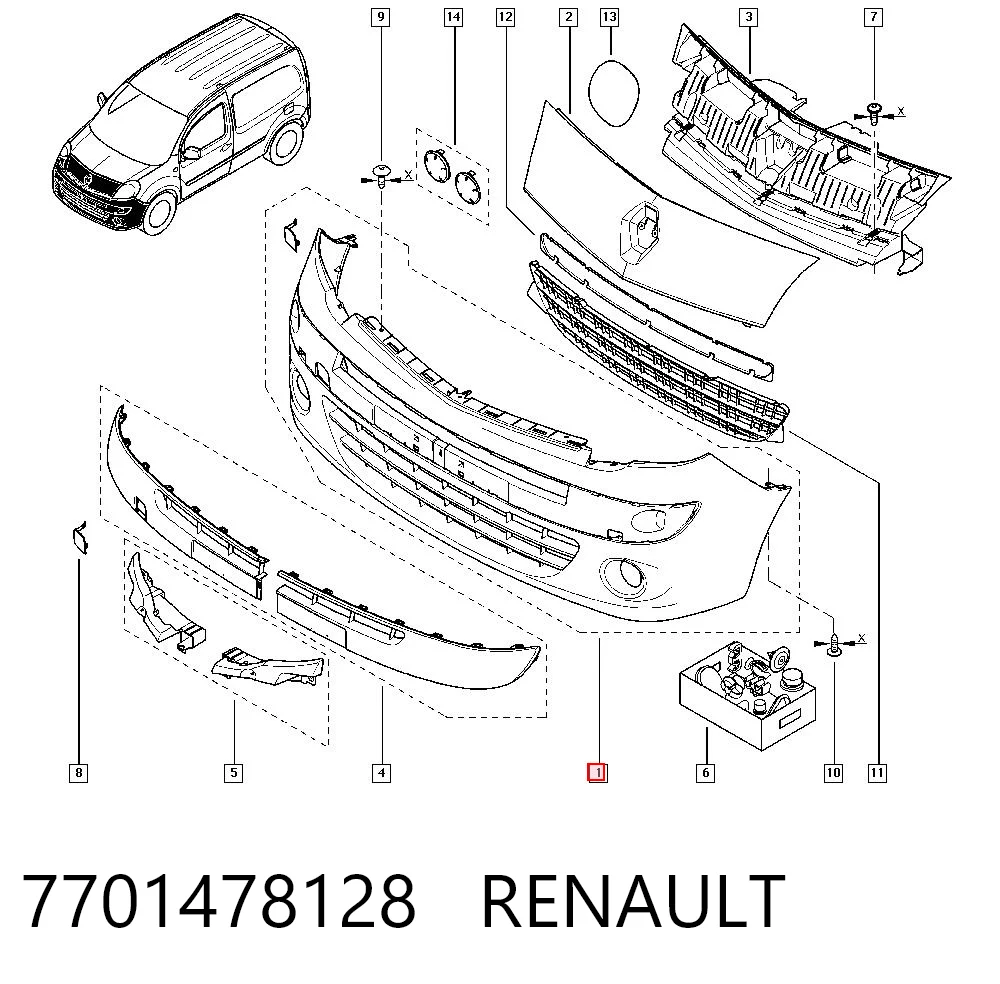 7701478128 Renault (RVI)