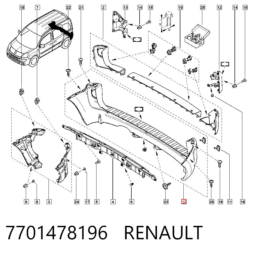 7701478196 Renault (RVI)