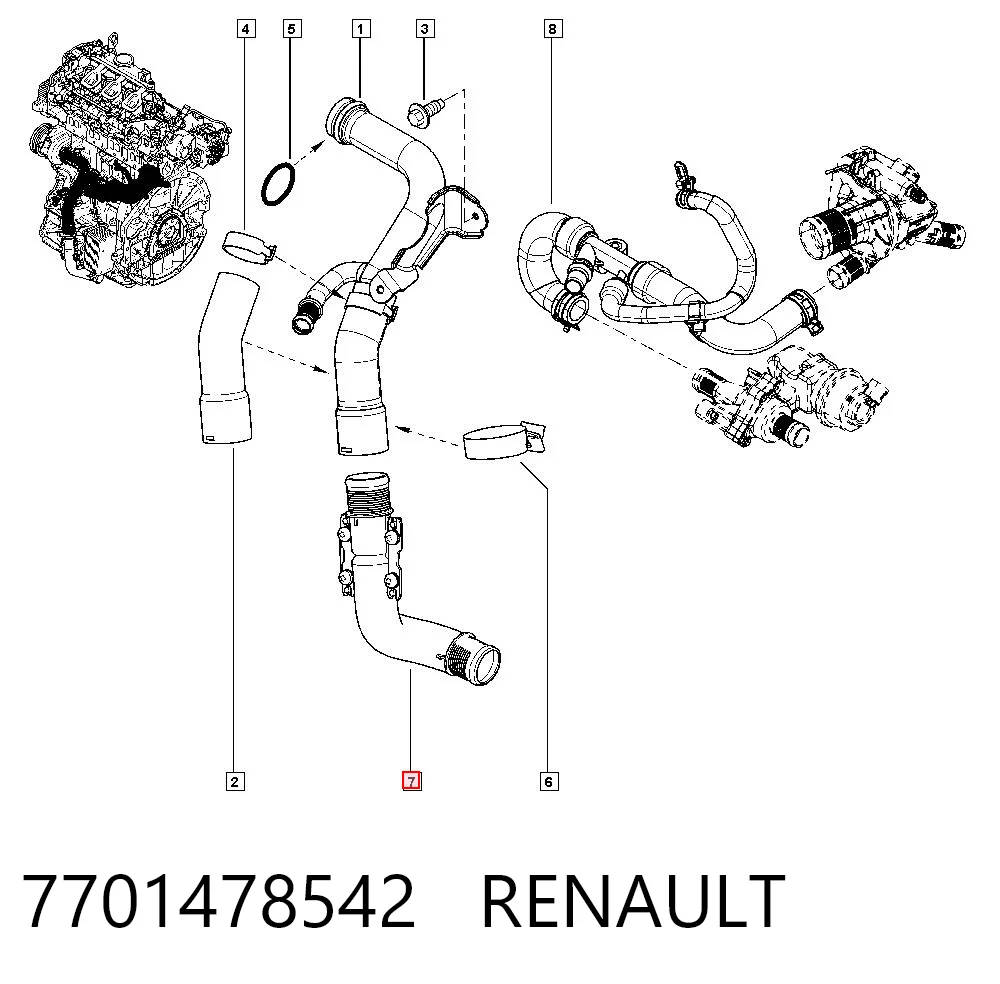7701478542 Renault (RVI)