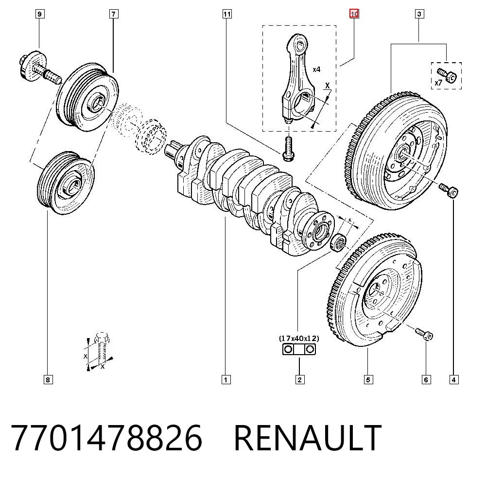 7701478826 Renault (RVI)