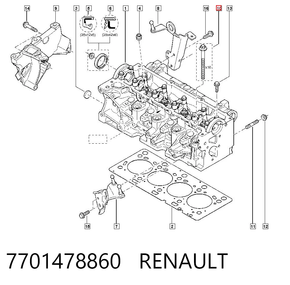 7701478860 Renault (RVI)